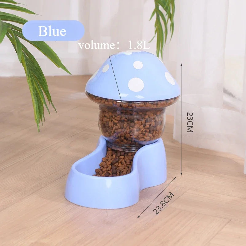 Cat Pet Automatic Feeder Water Dispenser Food Container Pet Bowl Water Storage Device Supply - Paw Care USA